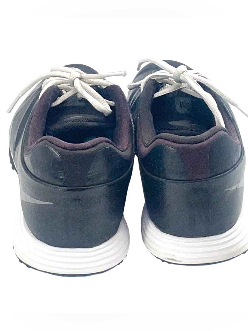 Nike Lunar Control Golf Shoes Women’s Size 8 Black White Spikes - Picture 4 of 6